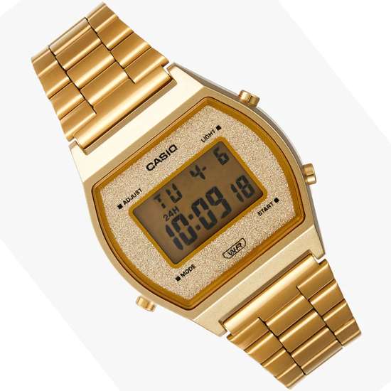 Casio Vintage Gold Digital Watch - A Timeless Retro Piece