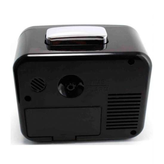 Seiko QHK028J/QHK028JN Black Bell Alarm Clock: Wake Up in Style!