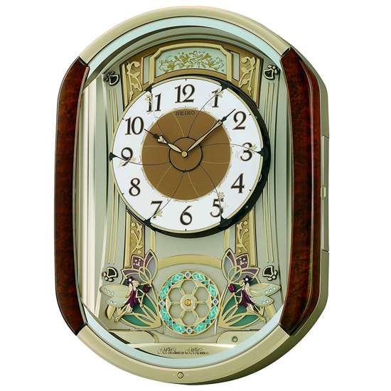 Seiko QXM157B Musical Wall Clock - Exclusive to Singapore!