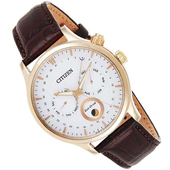 Citizen AP1052-00A Moon Phase Leather Watch: A Timeless Japanese Masterpiece
