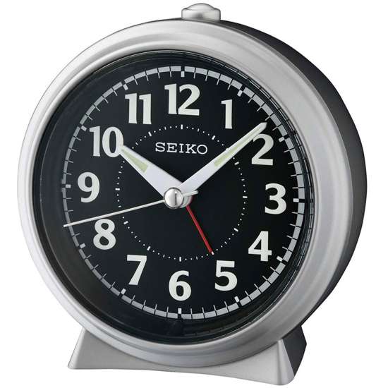 Seiko QHE160K Round Alarm Clock - Exclusive to Singapore!