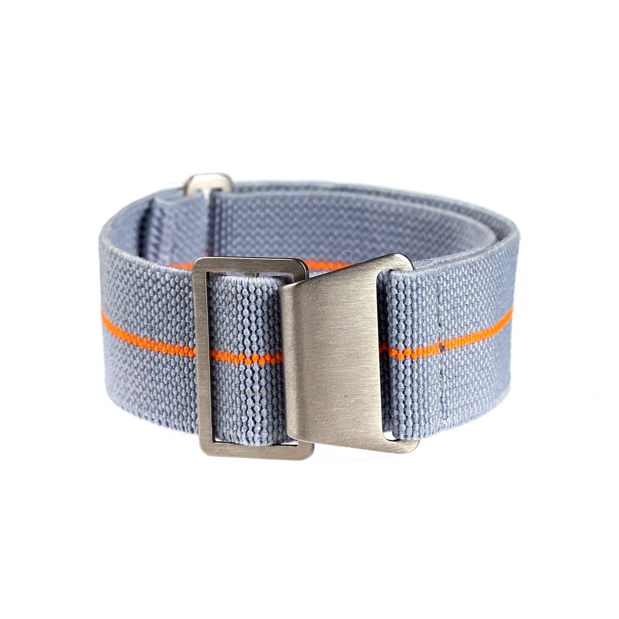 Marine Nationale Parachute Elastic Loop Strap - Blue / Green / Red / White (2417) - A Vintage-Inspired Watch Essential