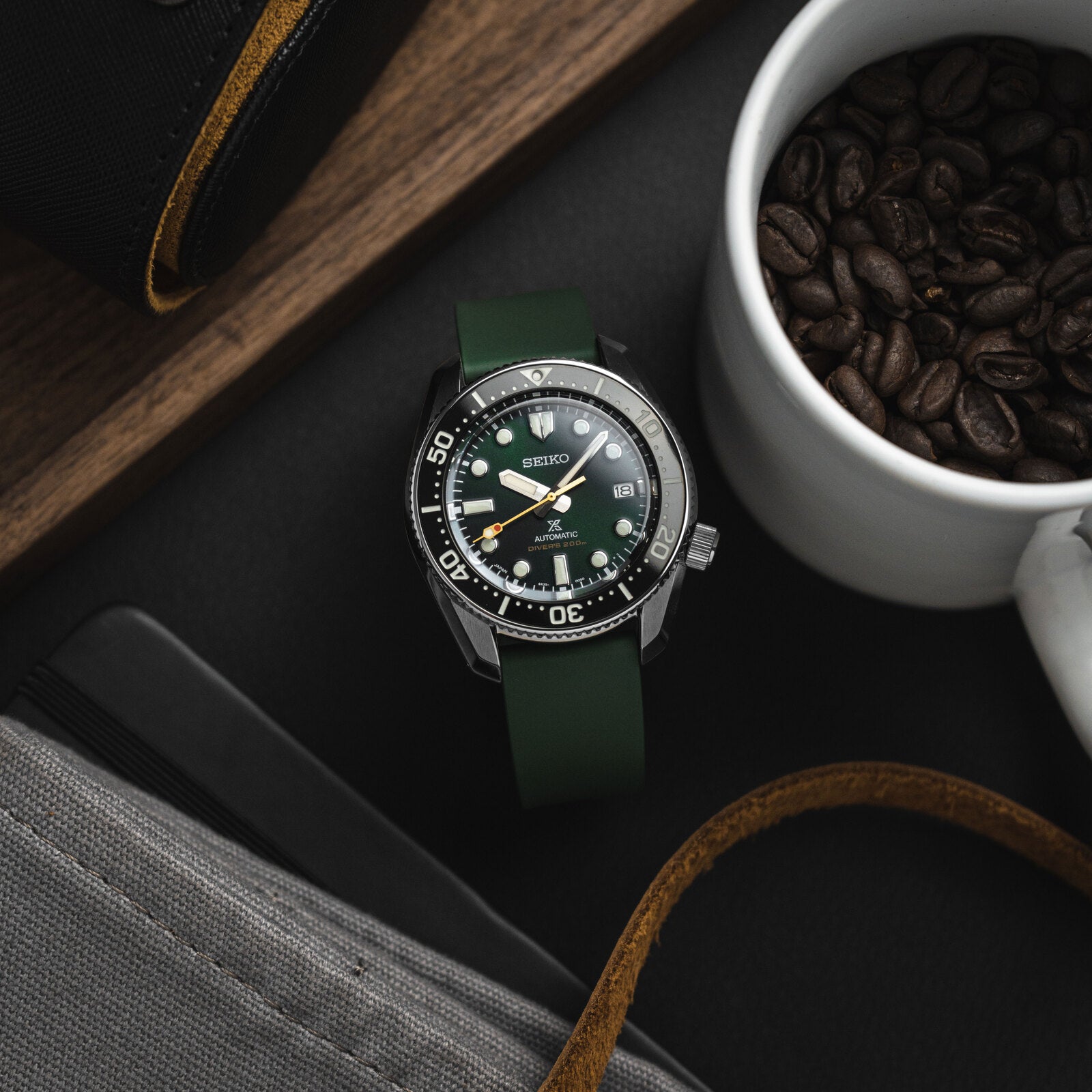 Fort FKM Rubber Watch Strap - Quick-Release - Vibrant Green (2426 | FKM)
