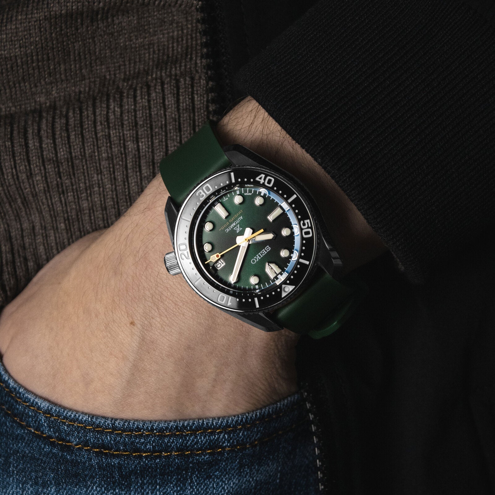 Fort FKM Rubber Watch Strap - Quick-Release - Vibrant Green (2426 | FKM)