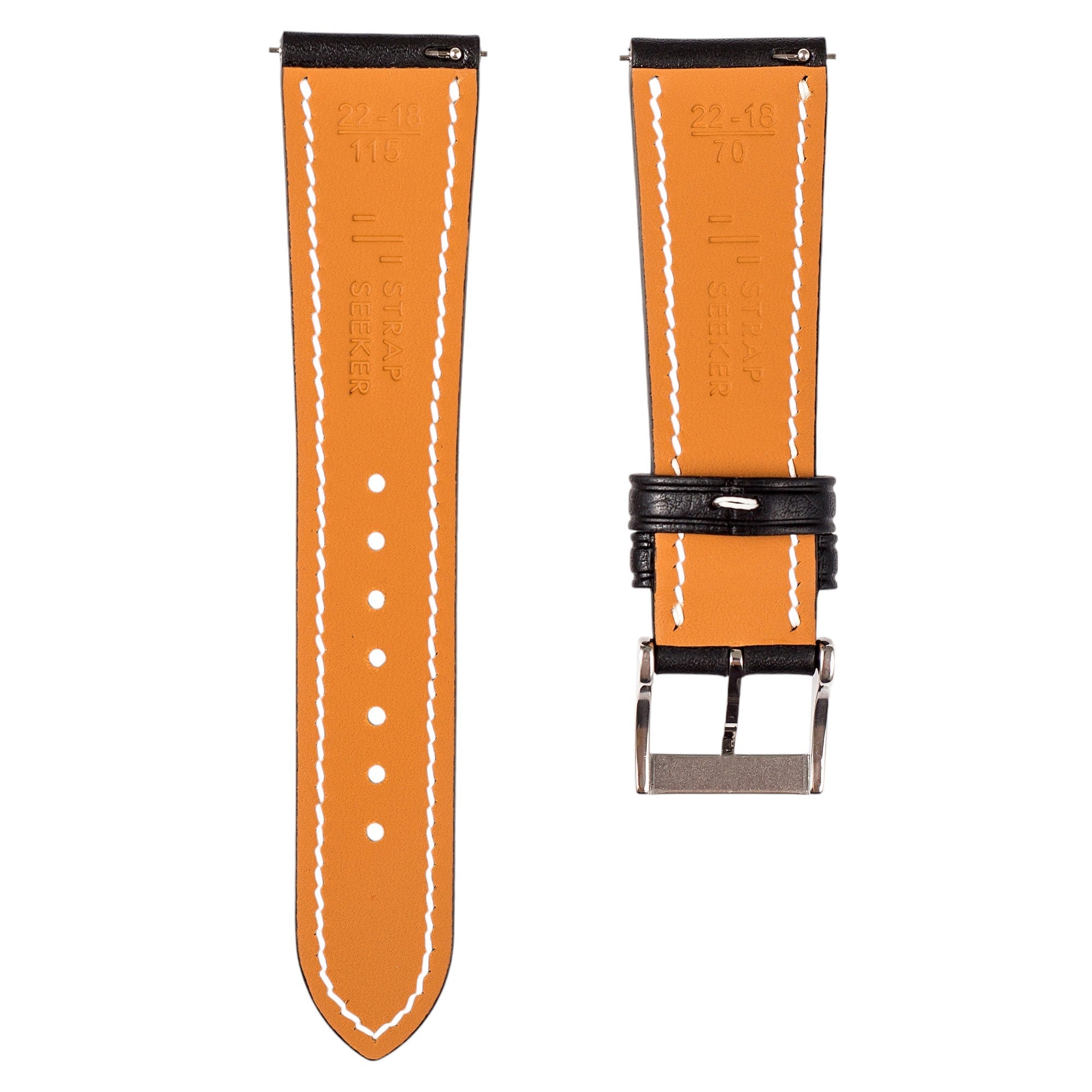 Minerva Box Leather Watch Band for Grand Seiko SBGA: Quick-Release Yellow Strap