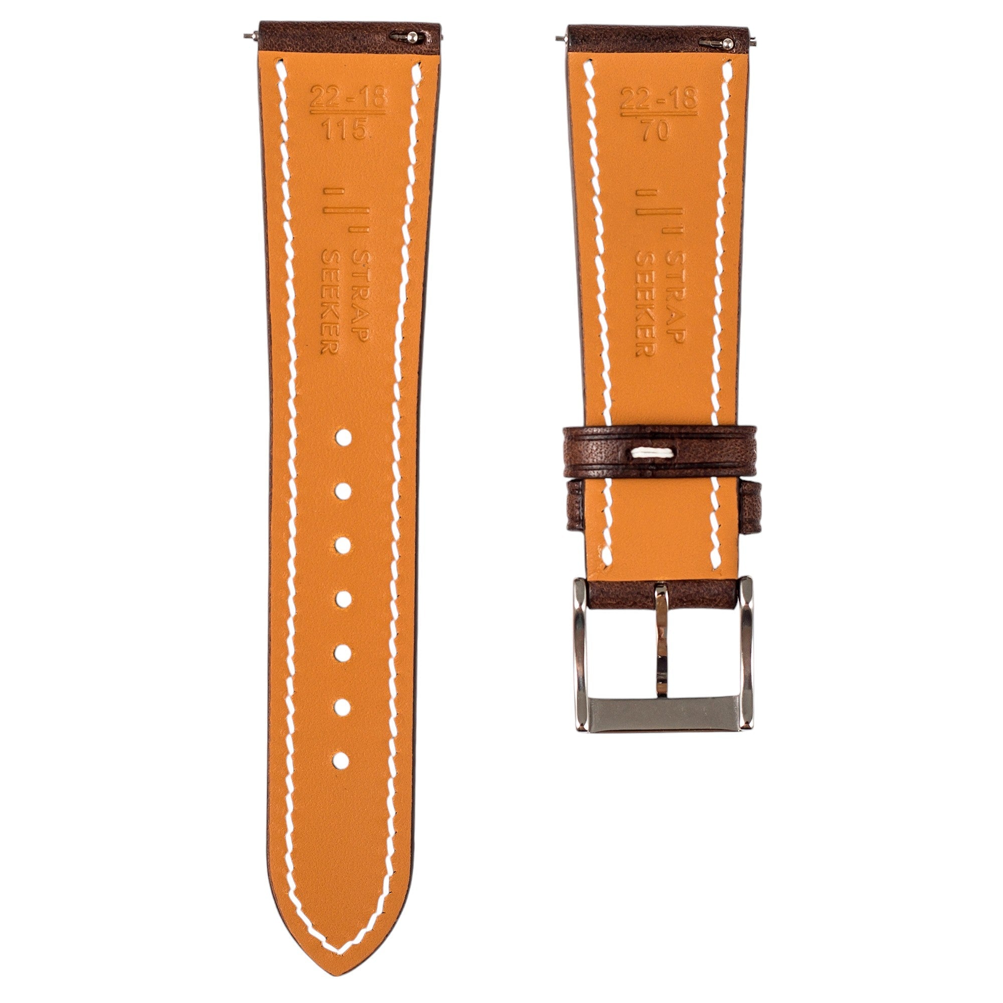 Minerva Box Leather Watch Band for Grand Seiko SBGA: Quick-Release Yellow Strap
