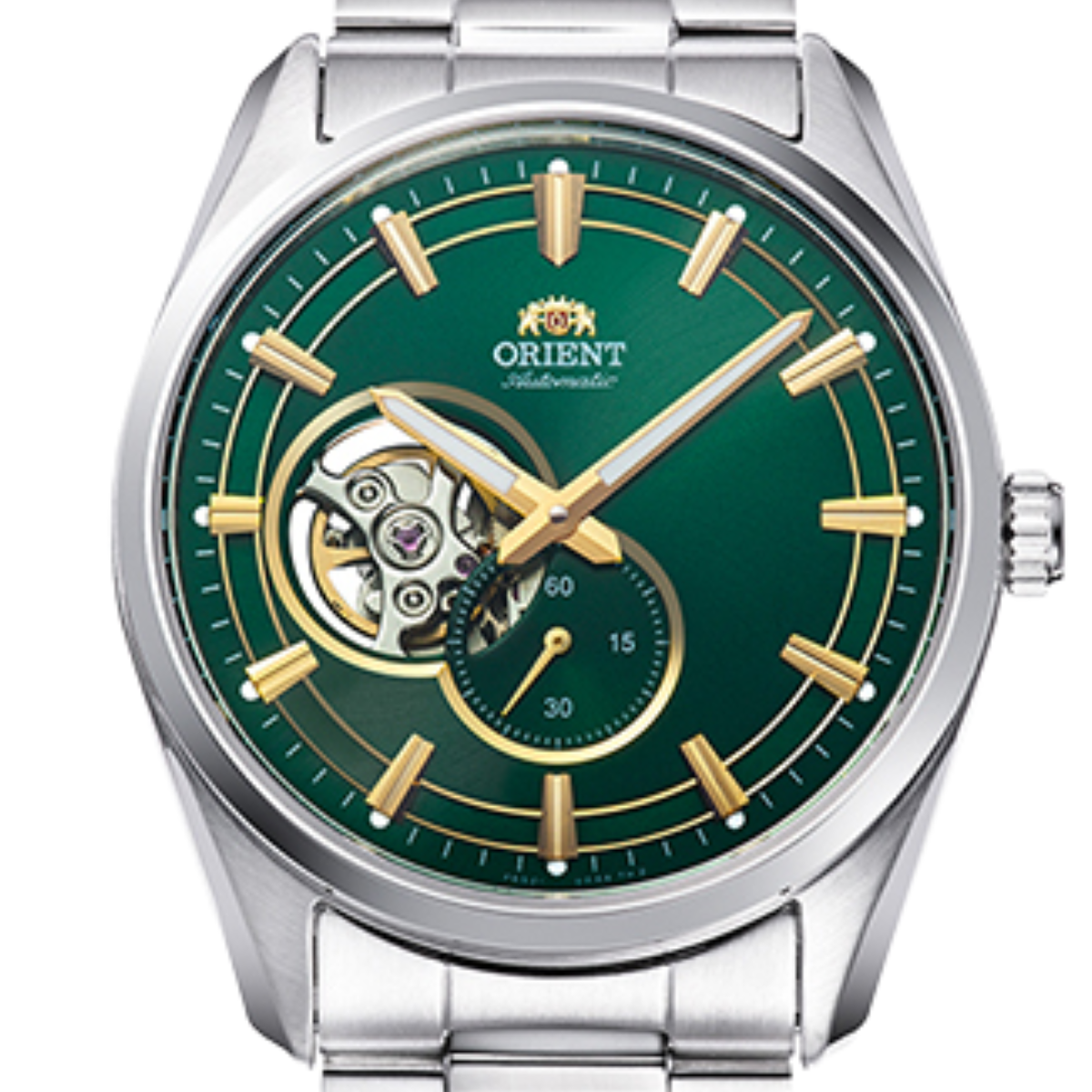 Orient Classic Contemporary RA-AR0008E Automatic Green Dial Semi-Skeleton Men's Watch - A Timeless Masterpiece