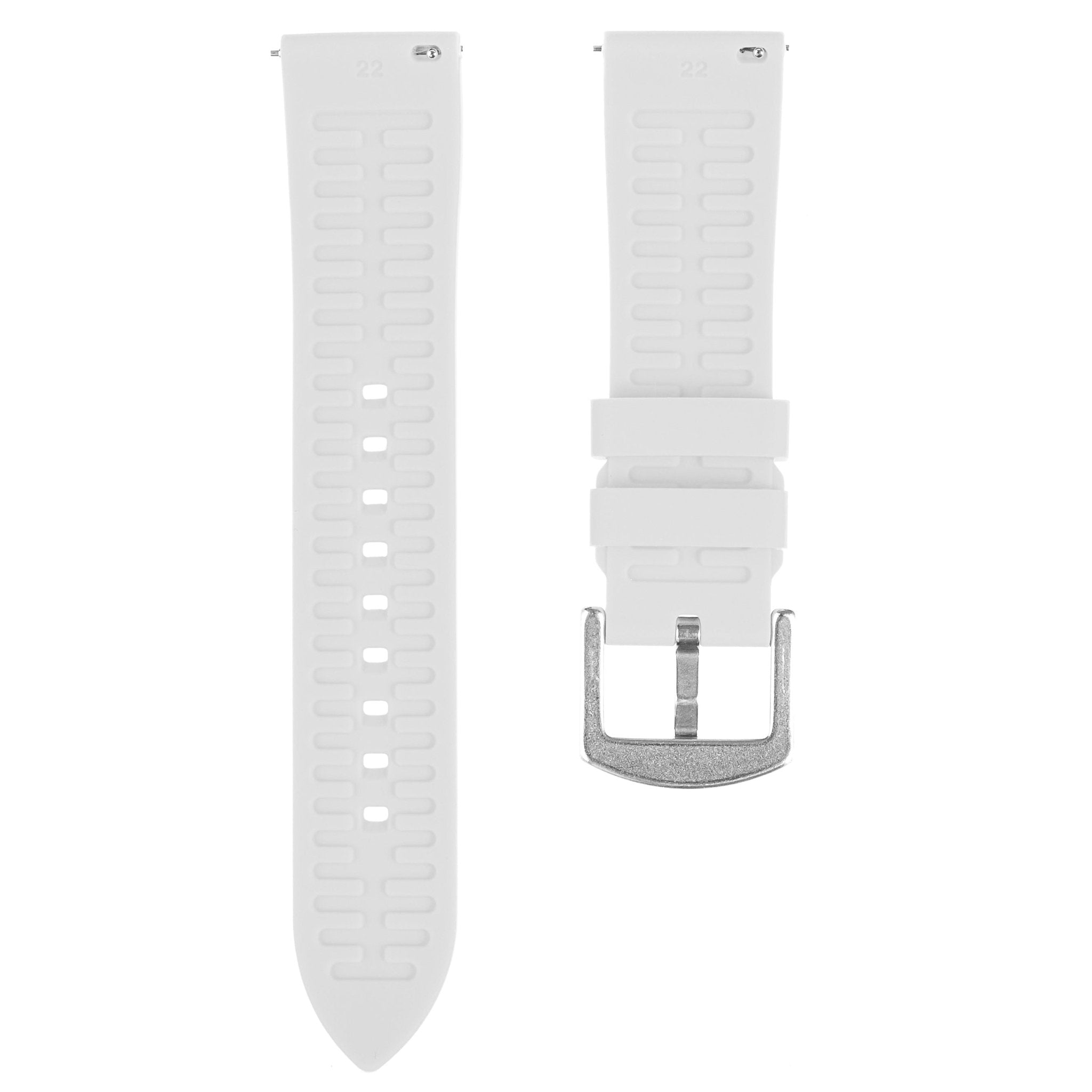 Fort Green Quick-Release Soft Silicone Rubber Watch Strap (2426 | HTS) - Unleash Style and Comfort!