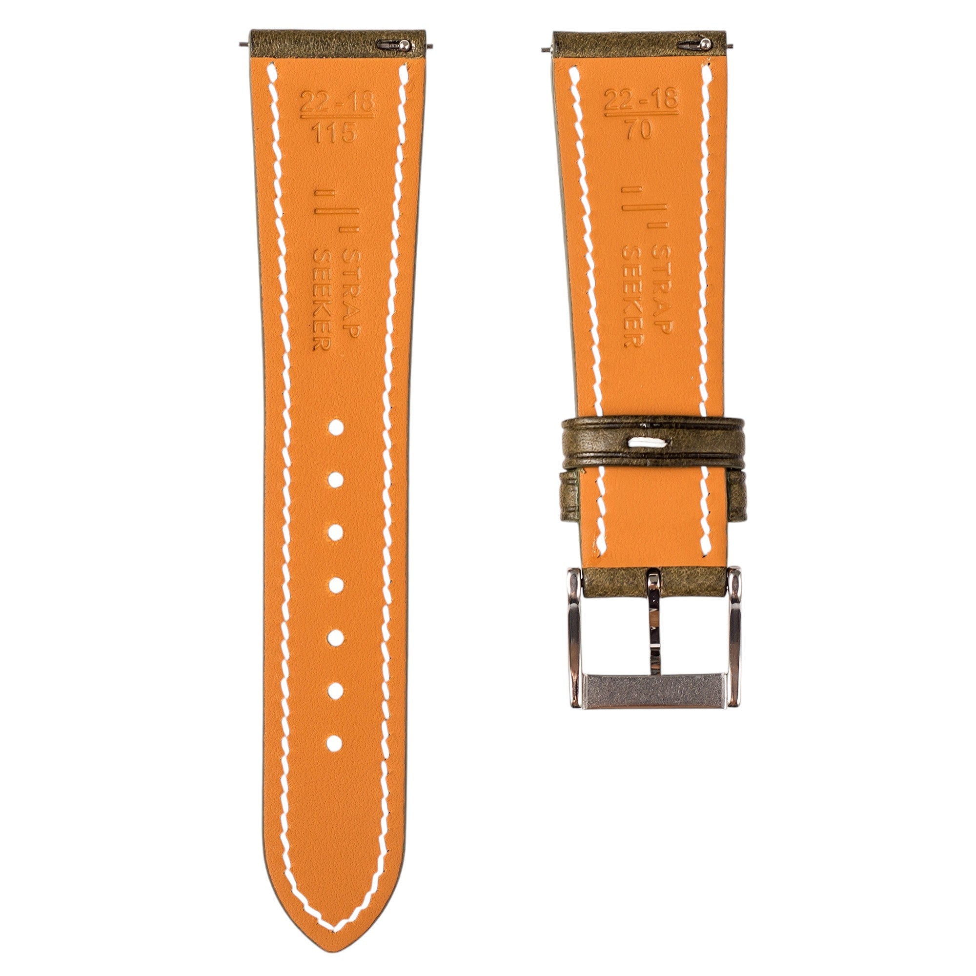 Minerva Box Leather Watch Band for Grand Seiko SBGA: Quick-Release Yellow Strap