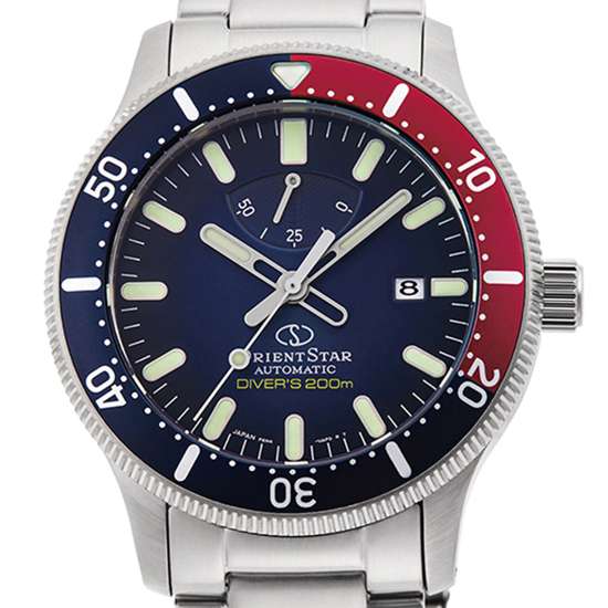 Orient Star Automatic Pepsi Bezel Diver's Watch - RE-AU0306L00B