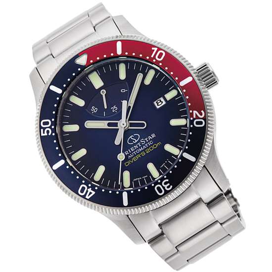 Orient Star Automatic Pepsi Bezel Diver's Watch - RE-AU0306L00B