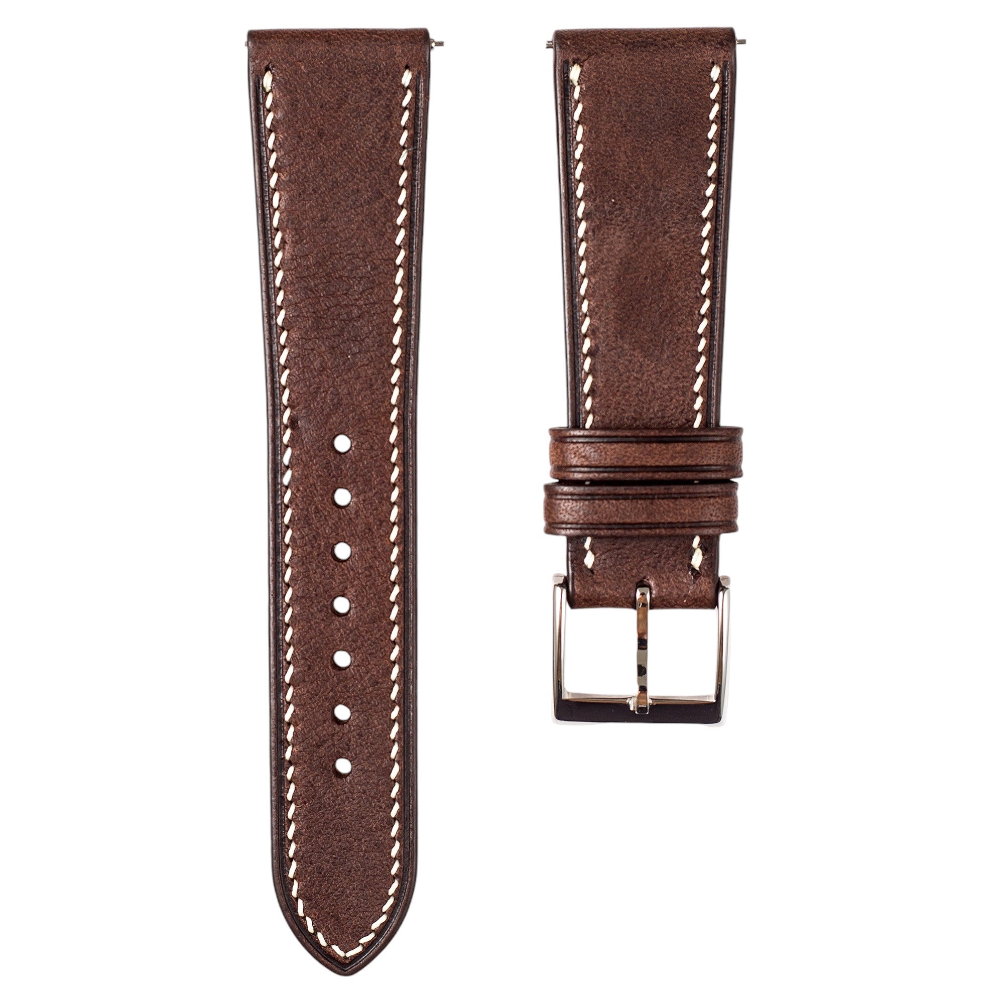 Minerva Box Leather Watch Band for Grand Seiko SBGA: Quick-Release Yellow Strap