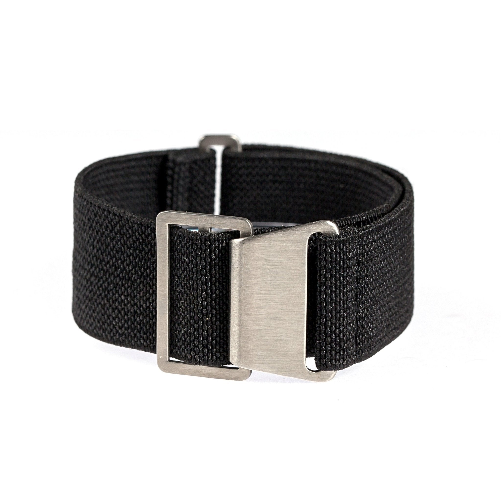 Marine Nationale Parachute Elastic Loop Strap - Blue / Green / Red / White (2417) - A Vintage-Inspired Watch Essential