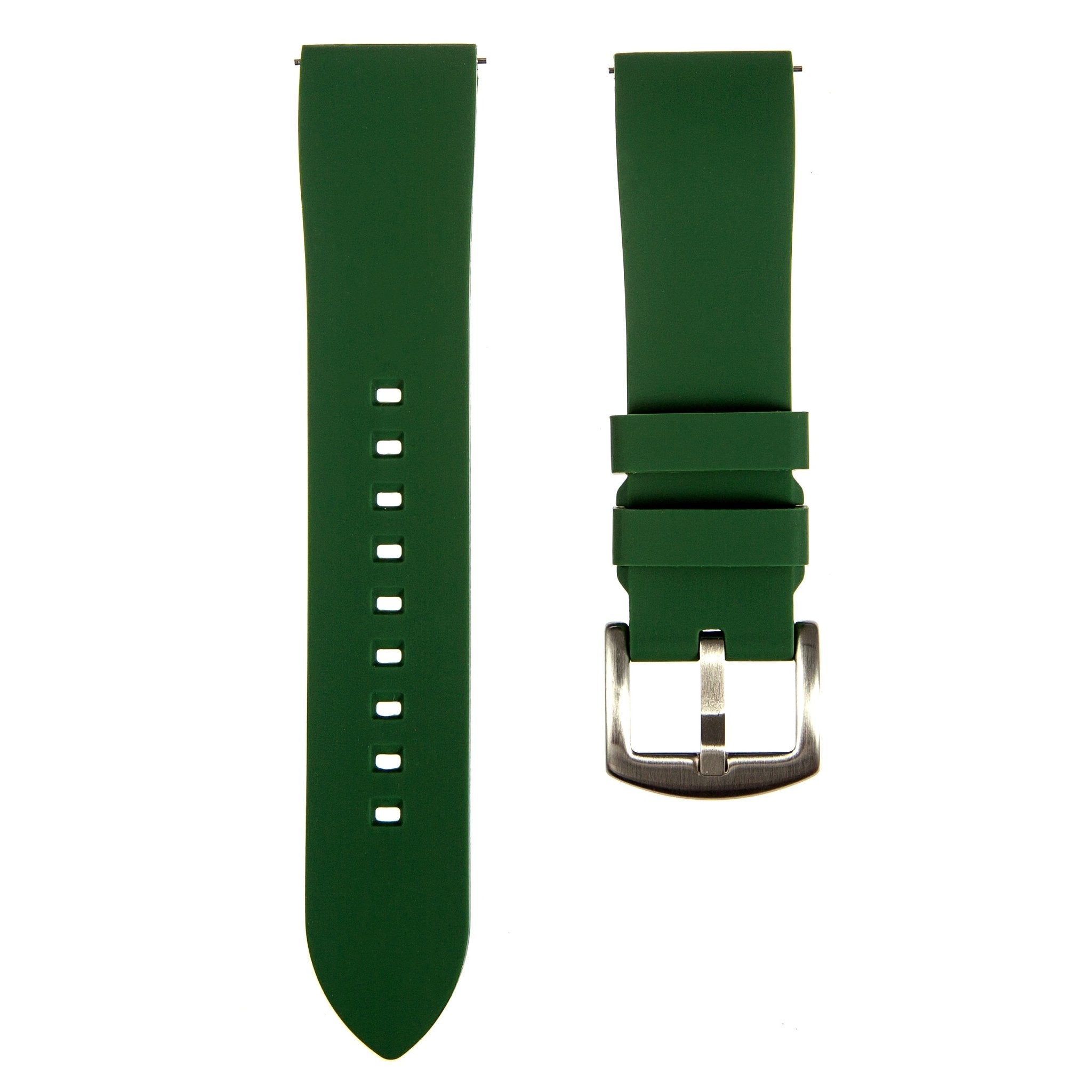 Fort FKM Rubber Watch Strap - Quick-Release - Vibrant Green (2426 | FKM)