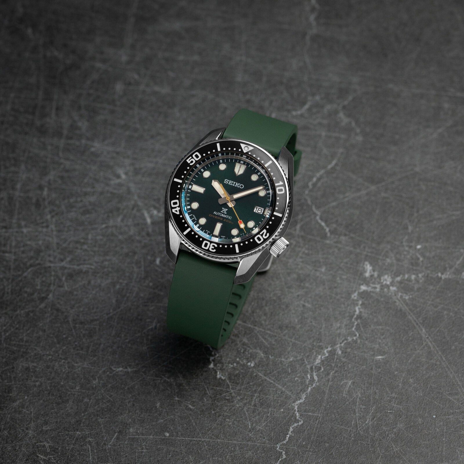 Fort FKM Rubber Watch Strap - Quick-Release - Sleek Black (2426 | FKM)
