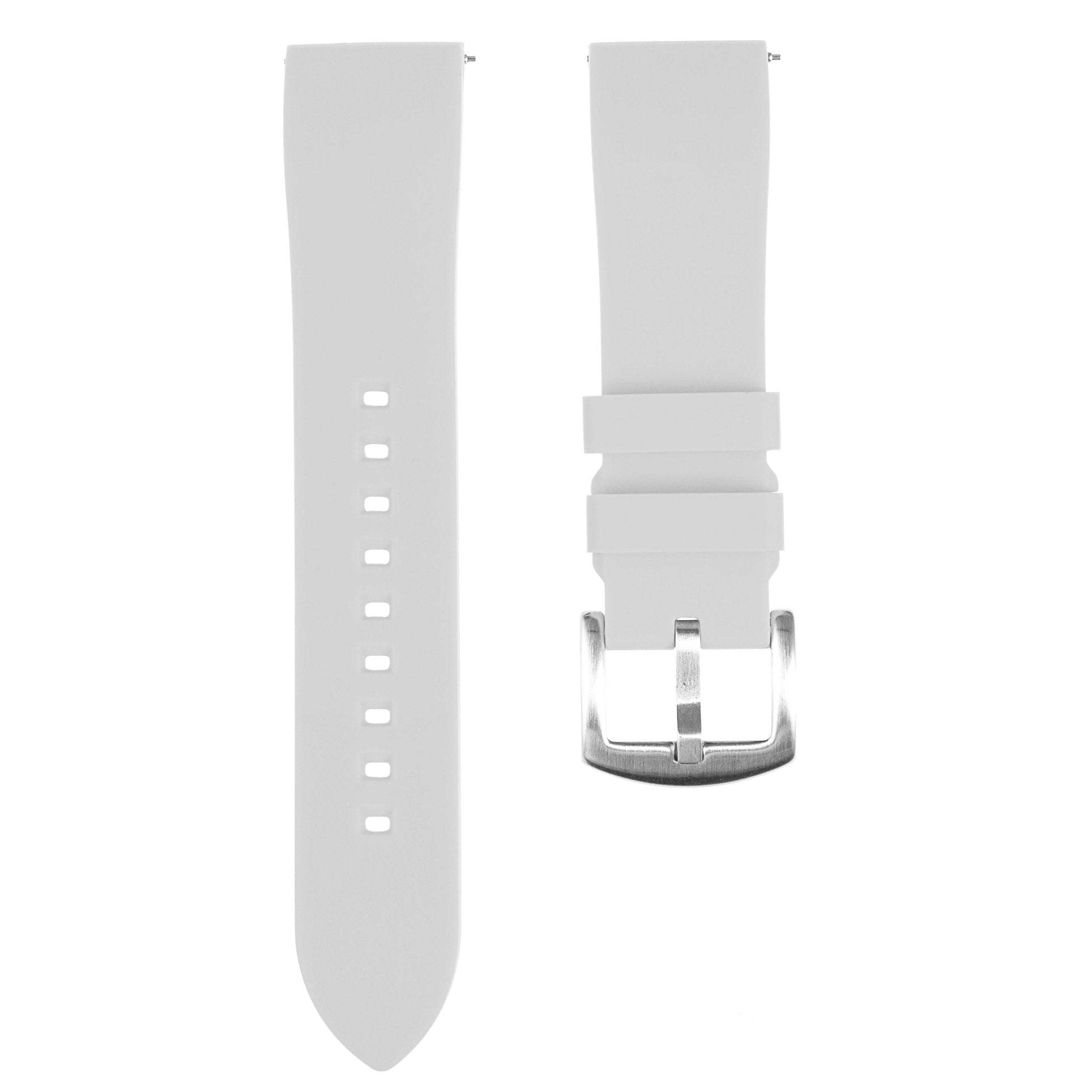 Fort Green Quick-Release Soft Silicone Rubber Watch Strap (2426 | HTS) - Unleash Style and Comfort!